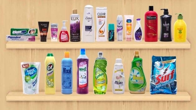 Branded FMCG products — personal care, household, and toiletries
